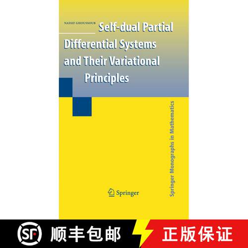 【3-4周达】精装 Self-dual Partial Differential Systems and Their Variational Principles [9780387848969]