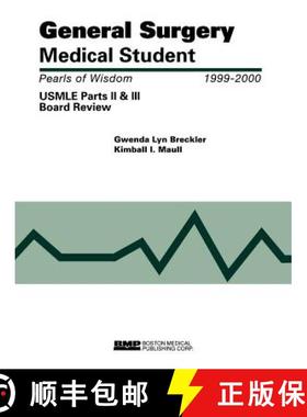 【3-4周达】General Surgery Medical Student USMLE Parts II and III: Pearls of Wisdom: . [9781890369194]