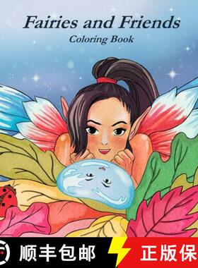 【3-4周达】Faires and Friends Coloring Book [9781946908377]