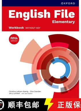 【3-4周达】English File fifth edition: Elementary: Workbook without key: Print Student Workbook witho... [9780194148399]