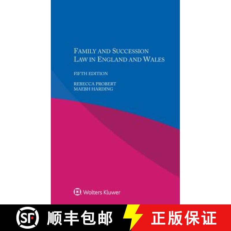 【3-4周达】Family and Succession Law in England and Wales [9789041168573]