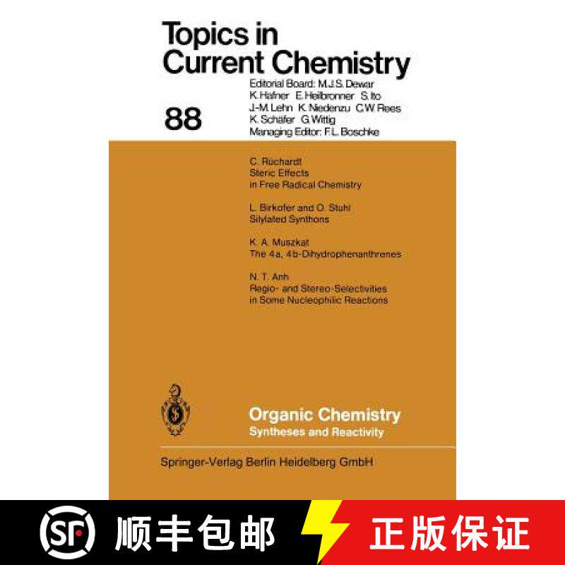 【3-4周达】Organic Chemistry : Syntheses and Reactivity [9783662154106]