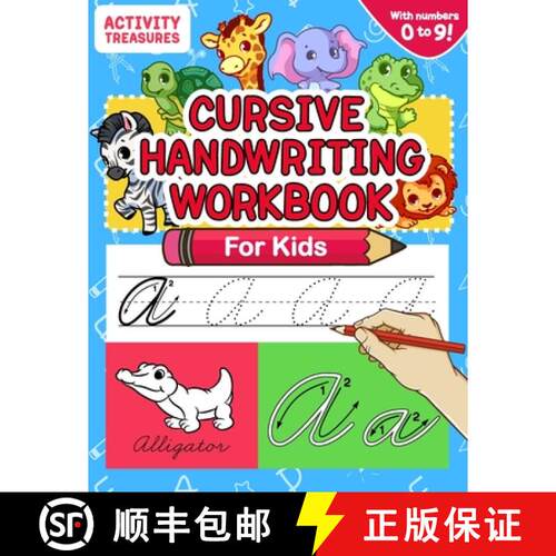 【3-4周达】Cursive Handwriting Workbook for Kids: A Fun Practice Workbook To Learn The Cursive Handwr... [9783969264539]