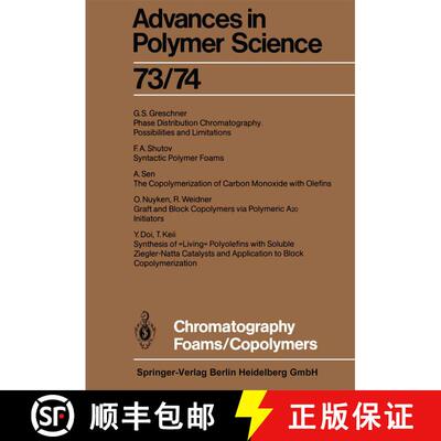 【3-4周达】Chromatography/Foams/Copolymers (Softcover reprint of the original 1st ed. 1986) (Softcove... [9783662151846]