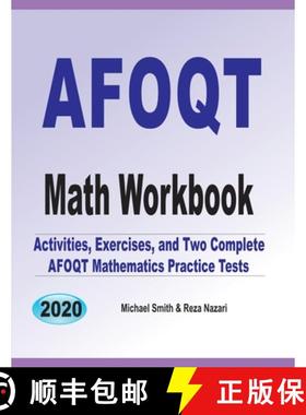 预订 AFOQT Math Workbook : Activities, Exercises, and Two Complete AFOQT Mathematics Practice Tests [9781646126996]