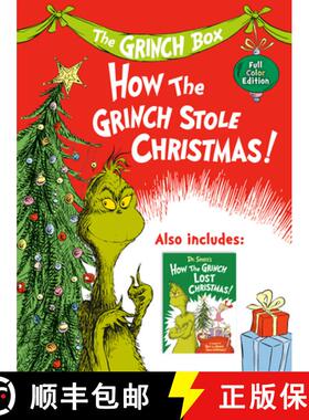 【3-4周达】The Grinch Two-Book Boxed Set: Dr. Seuss's How the Grinch Stole Christmas! Full-Color Edit... [9780593898611]