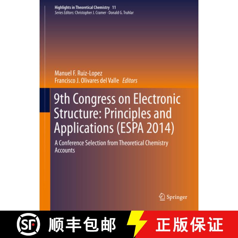 【3-4周达】9th Congress on Electronic Structure: Principles and Applications (ESPA 2014): A Conferenc... [9783662487938]
