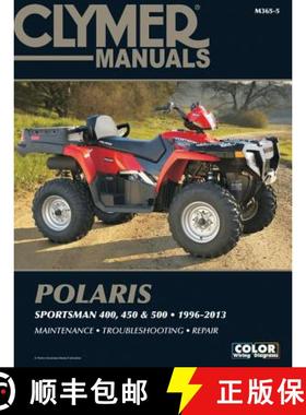 【3-4周达】Polaris 400, 450 & 500 Sportsman ATV (1996-2013) Service Repair Manual [9781599696393]