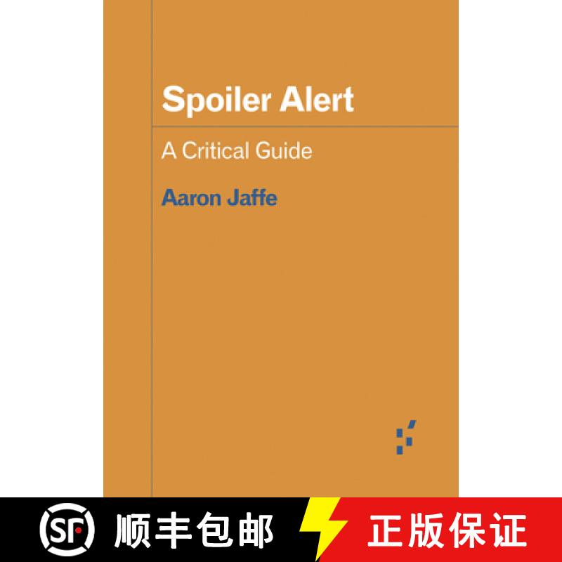 【3-4周达】Spoiler Alert: A Critical Guide [9781517908034]