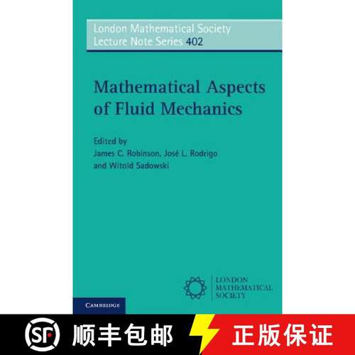 【3-4周达】Mathematical Aspects of Fluid Mechanics: - Mathematical Aspects of Fluid Mechanics [9781107609259]