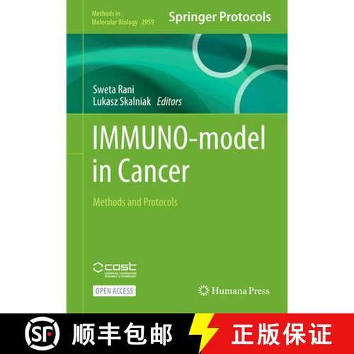 【3-4周达】精装 IMMUNO-model in Cancer: Methods and Protocols [9781071647332]