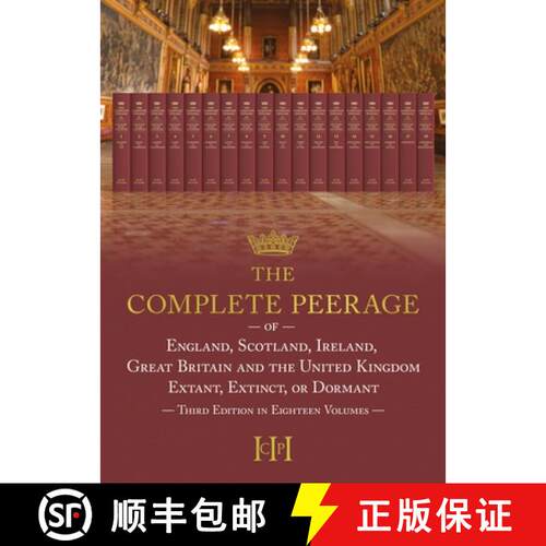 【3-4周达】精装 The Complete Peerage: Bacon to Cambridge [9781804200124]