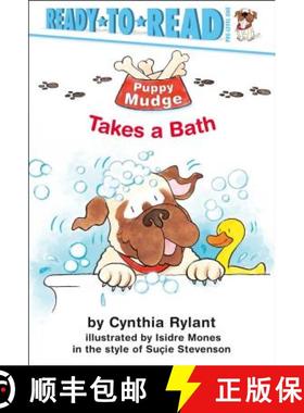 【3-4周达】Puppy Mudge Takes a Bath [9780689839801]