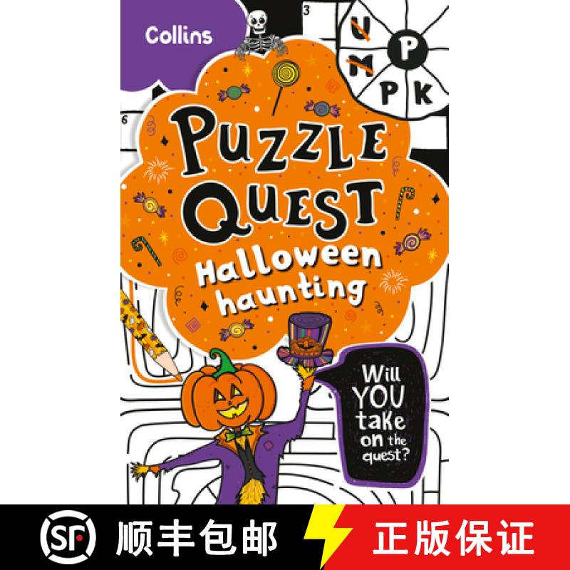 【3-4周达】Halloween Haunting: Solve More Than 100 Puzzles in This Adventure Story for Kids Aged 7+ [9780008621902]