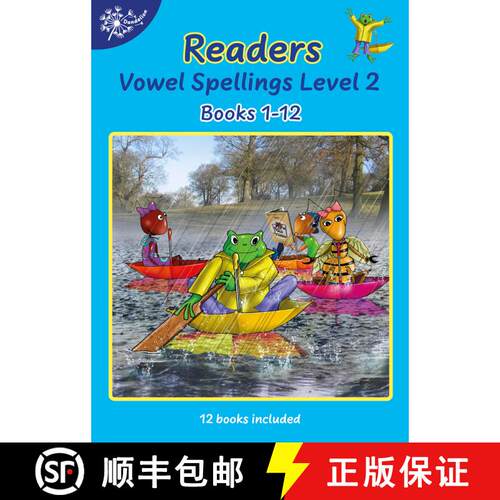 【3-4周达】精装 Phonic Books Dandelion Readers Vowel Spellings Level 2 Viv Wails Bindup: Decodable Bo... [9780744099997]
