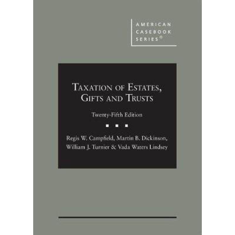 预订 taxation of estates, gifts and trusts [9781642427325]
