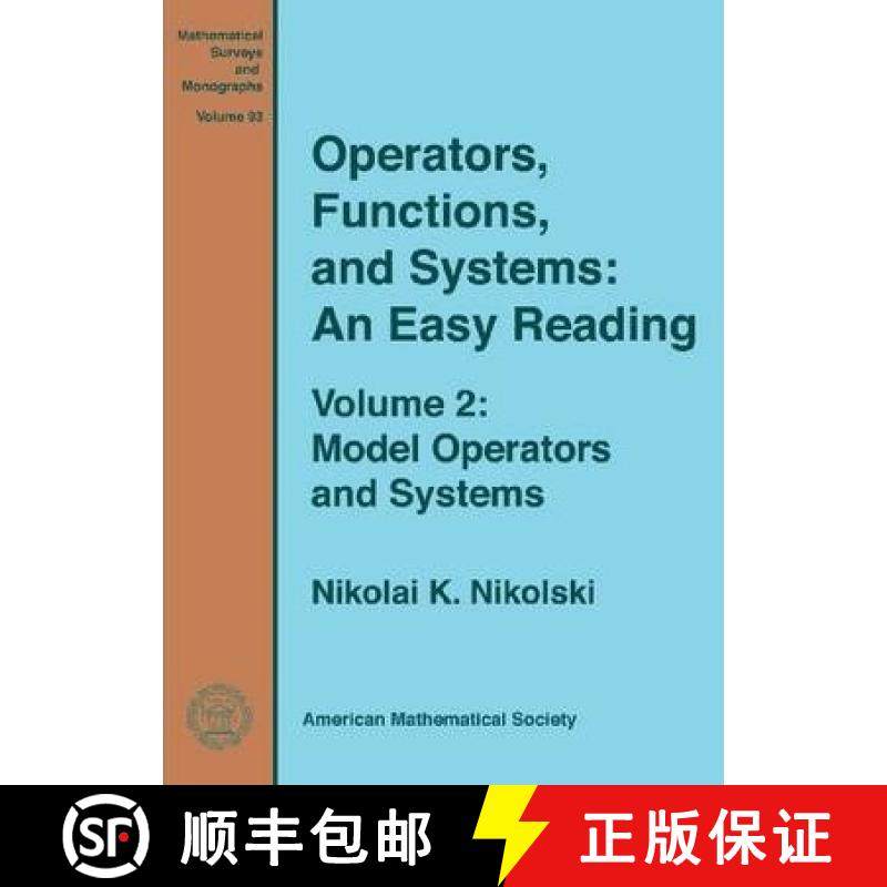【3-4周达】Operators, Functions, and Systems : An Easy Reading [9780821852651]