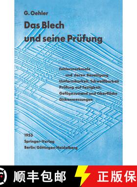 【3-4周达】Das Blech und seine Prüfung [9783642926099]