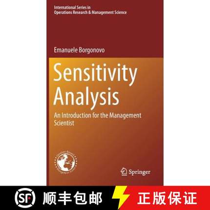 【3-4周达】Sensitivity Analysis : An Introduction for the Management Scientist [9783319522579]