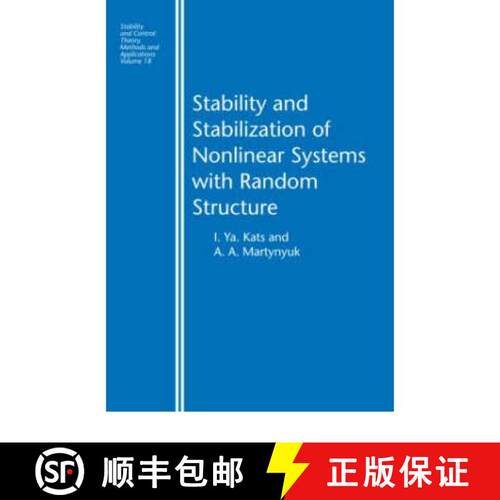 【3-4周达】精装 Stability and Stabilization of Nonlinear Systems with Random Structures [9780415272537]