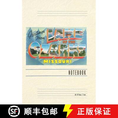 【3-4周达】Vintage Lined Notebook Greetings from Lake of the Ozarks [9798385427758]