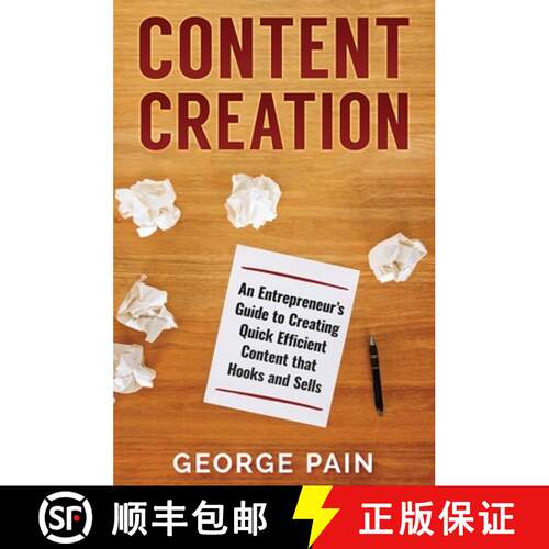 【3-4周达】精装 Content Creation: An Entrepreneur's Guide to Creating Quick Efficient Content that ho... [9781922300898]
