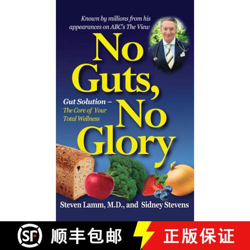 【3-4周达】精装 No Guts, No Glory : Gut Solution - The Core of Your Total Wellness Plan [9781681627571]