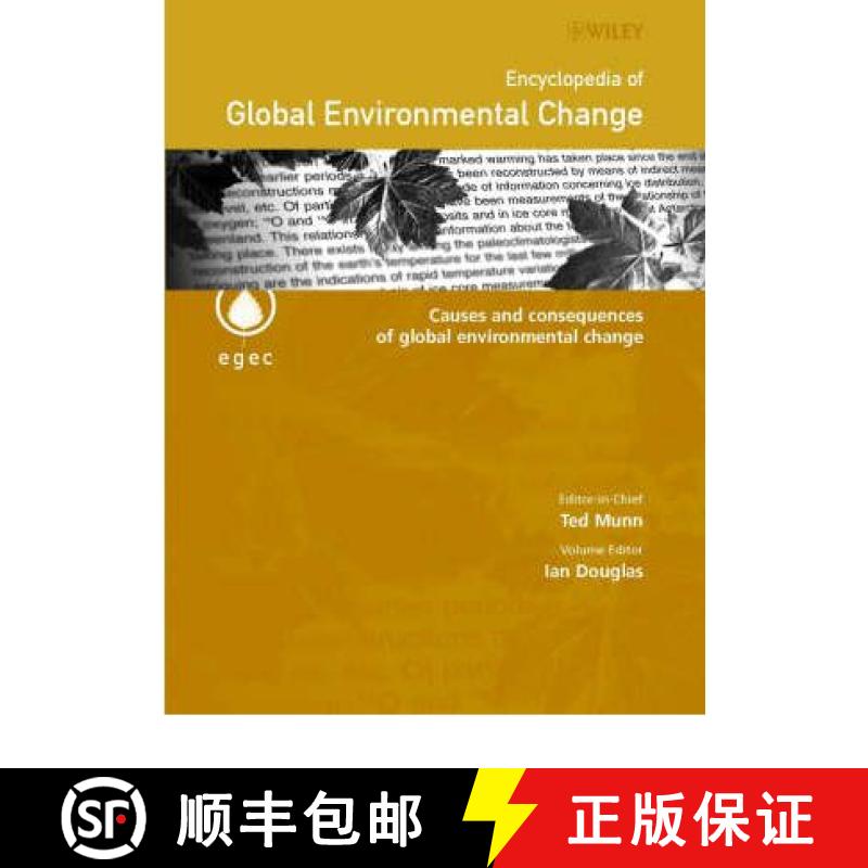 【3-4周达】Encyclopedia Of Global Environmental Change - Causes & Consequences Of Global Environmenta... [9780470853627]