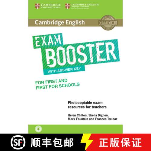 预订 剑桥FCE考试 教师书带答案和音频 Cambridge English Exam Booster for First and First for Schools wi... [9781316648438]
