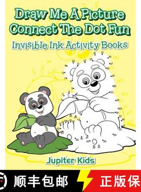 【3-4周达】Draw Me A Picture Connect The Dot Fun: Invisible Ink Activity Books [9781683053910]