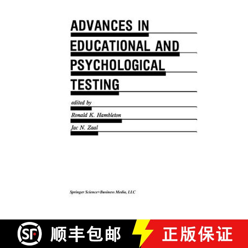【3-4周达】Advances in Educational and Psychological Testing: Theory and Applications [9789401074841]