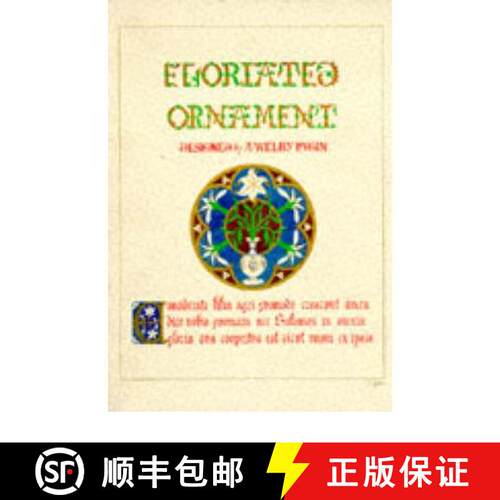 【3-4周达】Floriated Ornament: A Series of Thirty-one Designs [9780903685368]