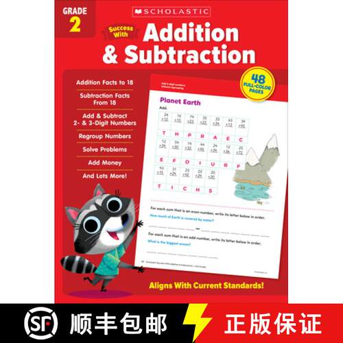 【3-4周达】Scholastic Success with Addition & Subtraction Grade 2 Workbook [9781338798296]
