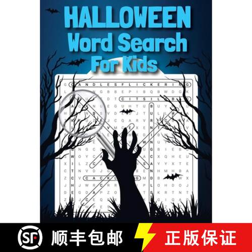 【3-4周达】Halloween Word Search for Kids: Word Search Book Activity Book, Halloween Word Searches Fo... [9784927659411]