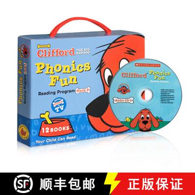 预订 CLIFFORDS PHONICS FUN BOX SET #5(w/ CD) [9780545649018]