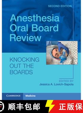 【3-4周达】Anesthesia Oral Board Review: Knocking Out the Boards [9781107498310]