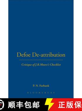 【3-4周达】DEFOE DE-ATTRIBUTIONS: Critique of J.R.Moore's Checklist [9781852851286]