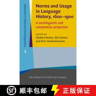 Sociolinguistic 4周达 Usage and Language Comparative 1900 Norms 1600 History 9789027200822 Perspective