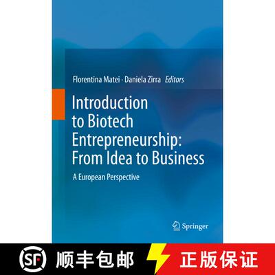 【3-4周达】精装 Introduction to Biotech Entrepreneurship: From Idea to Business : A European Perspective [9783030221409]