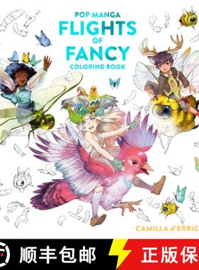 【3-4周达】Pop Manga Flights of Fancy Coloring Book [9781984862280]