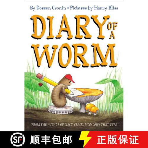【3-4周达】精装 Diary of a Worm [9780060001506]