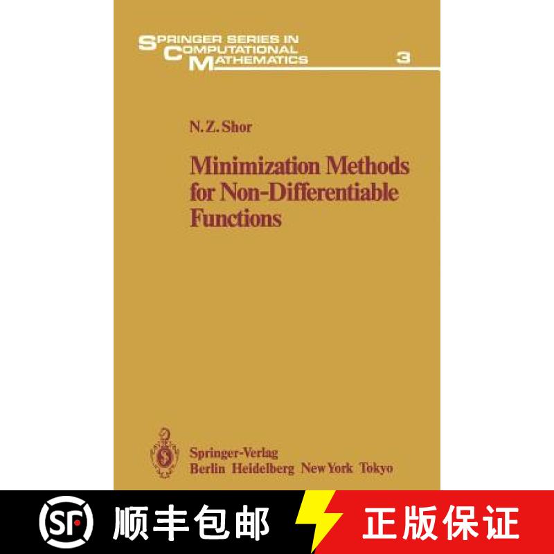 【3-4周达】Minimization Methods for Non-Differentiable Functions [9783642821202]