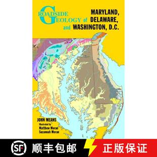 Washington 9780878425709 Roadside Maryland Delaware 4周达 Geology D.C. and