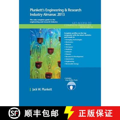 预订 Plunkett's Engineering & Research Industry Almanac 2013: Engineering & Research Industry Market ... [9781608797035]