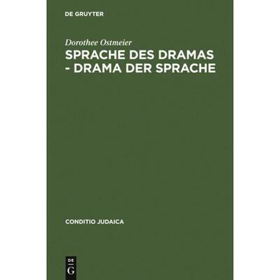 预订 Sprache des Dramas - Drama der Sprache：Zur Poetik der Nelly Sachs [9783484651166]