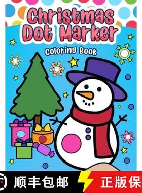 预订 Christmas Dot Marker Coloring Book: Color, Count, and Play [9798330396368]