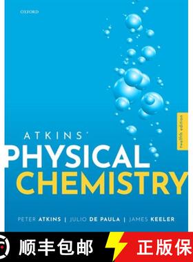 现货 阿特金斯的物理化学 Atkins' Physical Chemistry [9780198847816]