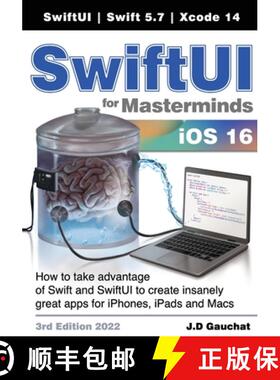 【3-4周达】SwiftUI for Masterminds 3rd Edition 2022: How to take advantage of Swift and SwiftUI to cr... [9781777978228]