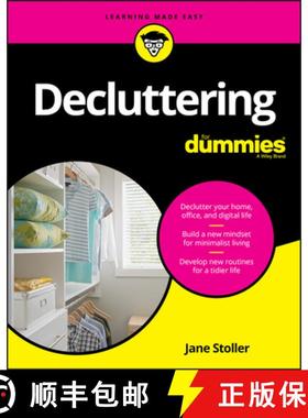 【3-4周达】Decluttering For Dummies [Wiley生活类] [9781119617044]