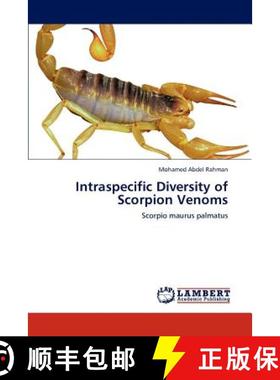 预订 Intraspecific Diversity of Scorpion Venoms [9783845478760]